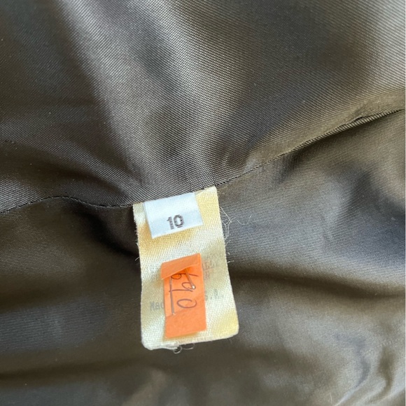 Perry Ellis Vintage Black Wool Military Peacoat USA Made Women’s 10 - Picture 13 of 17